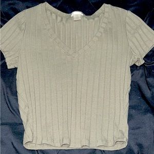 Ribbed crop top
